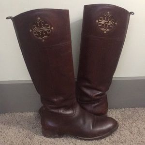 Tory Burch Leather Boots